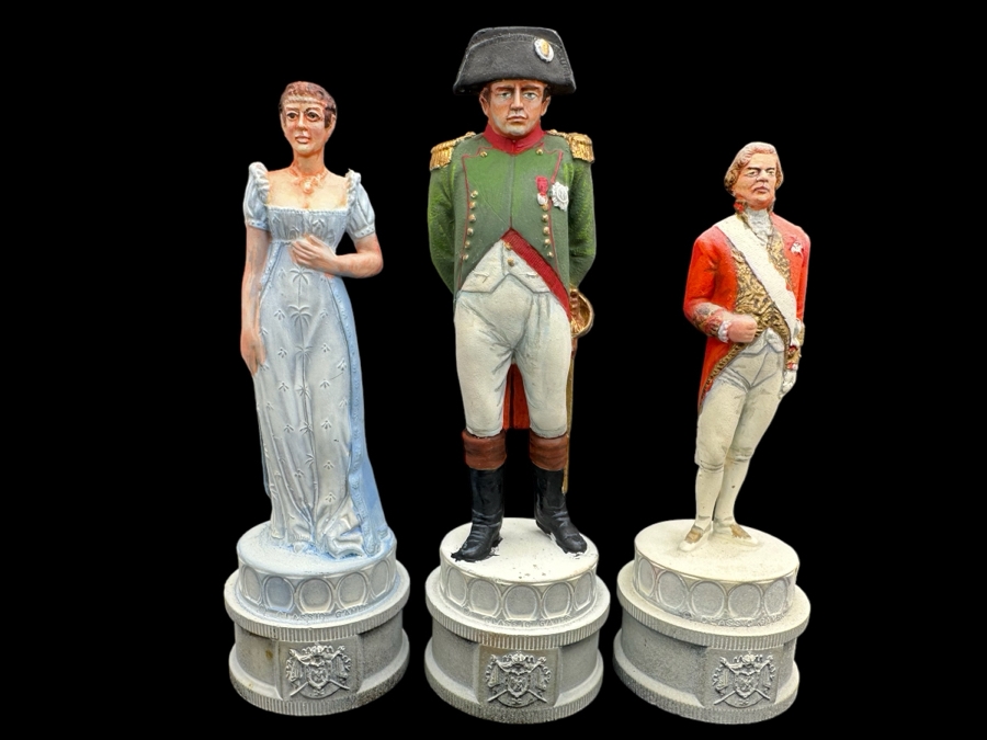 Hand Painted Plastic Miniature Military Figurines Toy Soldiers By Dr. David D. Michaels 4.25H-5H [Photo 1]