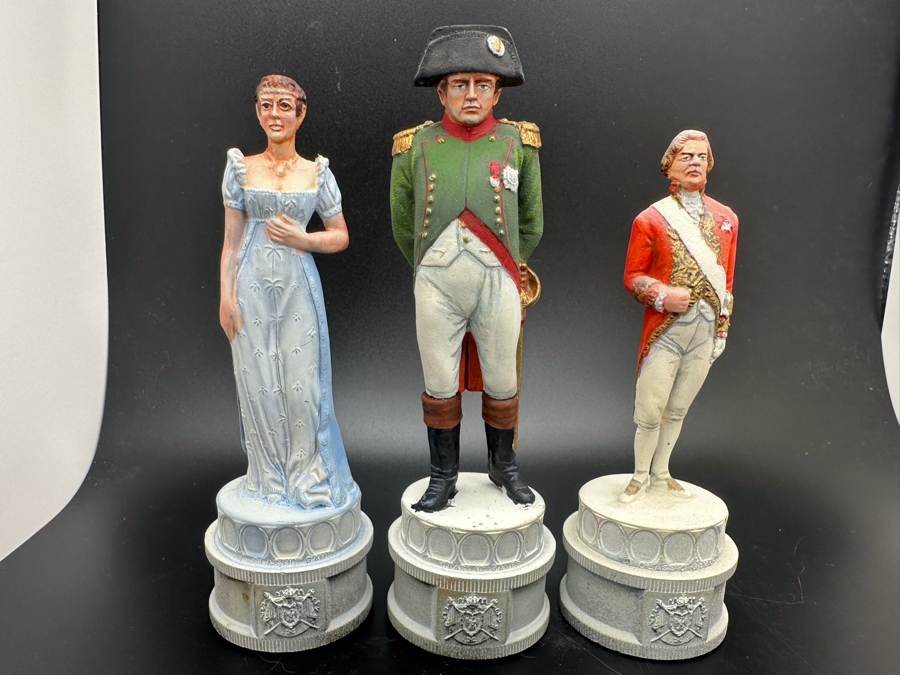 Hand Painted Plastic Miniature Military Figurines Toy Soldiers By Dr. David D. Michaels 4.25H-5H [Photo 2]