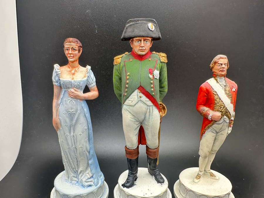 Hand Painted Plastic Miniature Military Figurines Toy Soldiers By Dr. David D. Michaels 4.25H-5H [Photo 3]