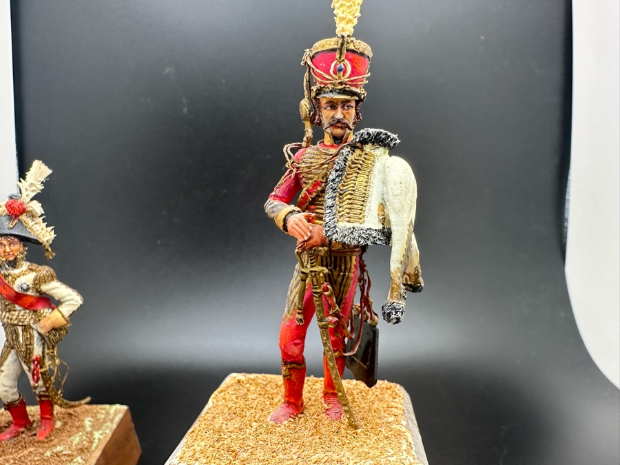 Hand Painted Plastic Miniature Military Figurines Toy Soldiers By Dr. David D. Michaels 3H [Photo 6]