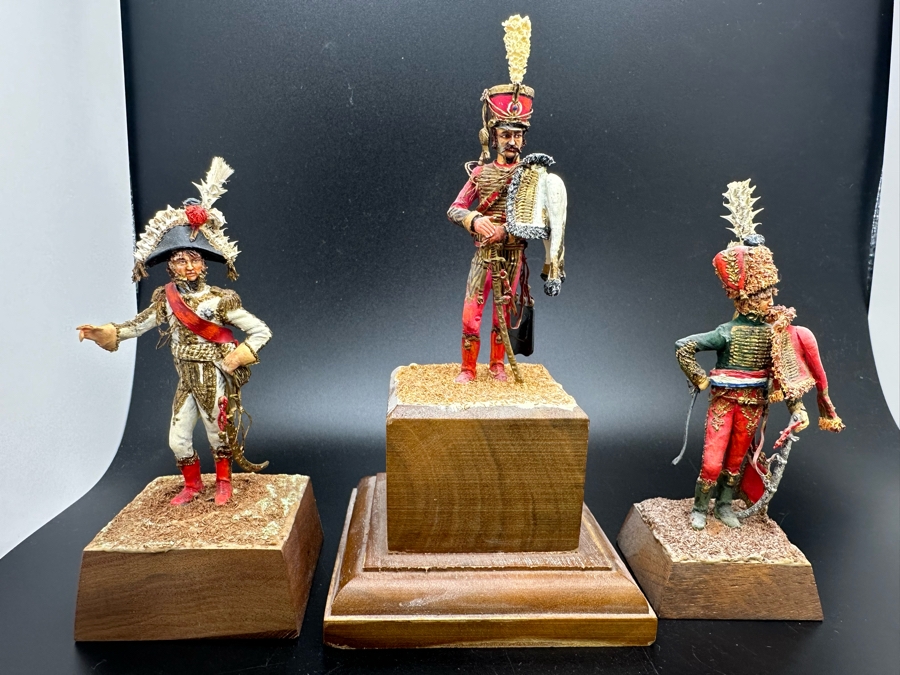 Hand Painted Plastic Miniature Military Figurines Toy Soldiers By Dr. David D. Michaels 3H [Photo 2]