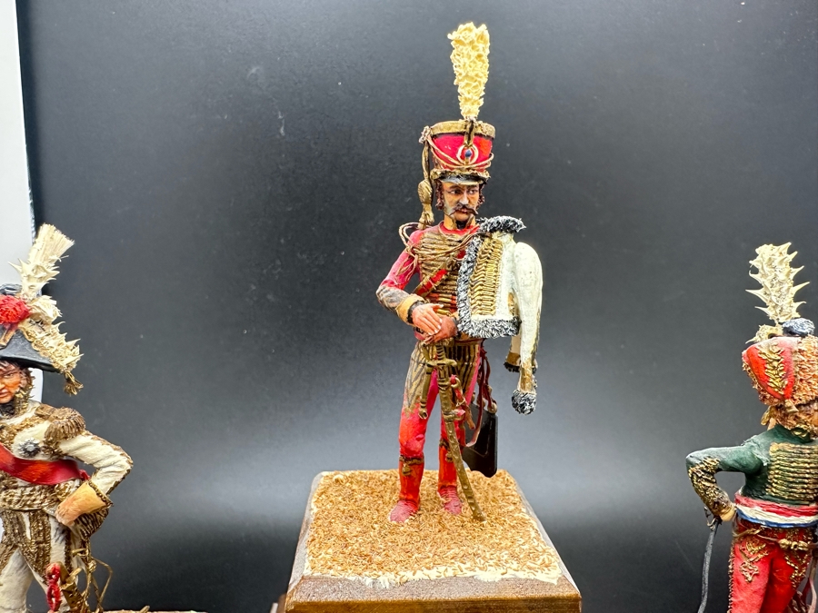 Hand Painted Plastic Miniature Military Figurines Toy Soldiers By Dr. David D. Michaels 3H [Photo 4]