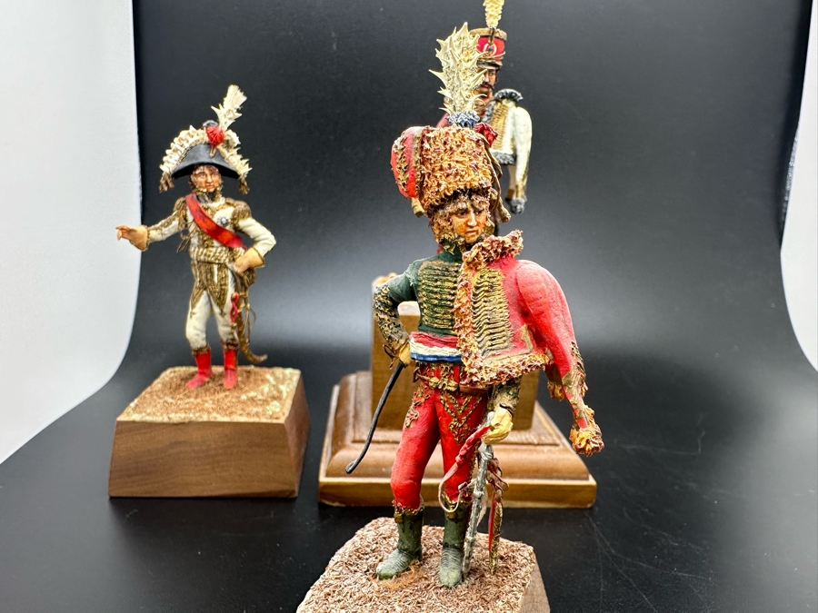 Hand Painted Plastic Miniature Military Figurines Toy Soldiers By Dr. David D. Michaels 3H [Photo 5]