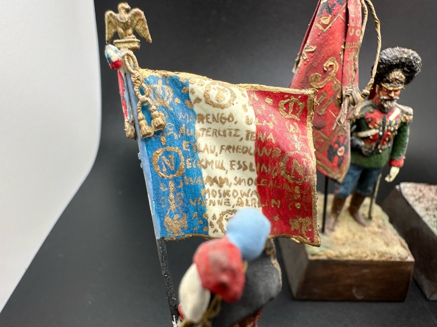 Hand Painted Metal Tin Miniature Military Figurines Toy Soldiers By Dr. David D. Michaels 4.5H [Photo 4]