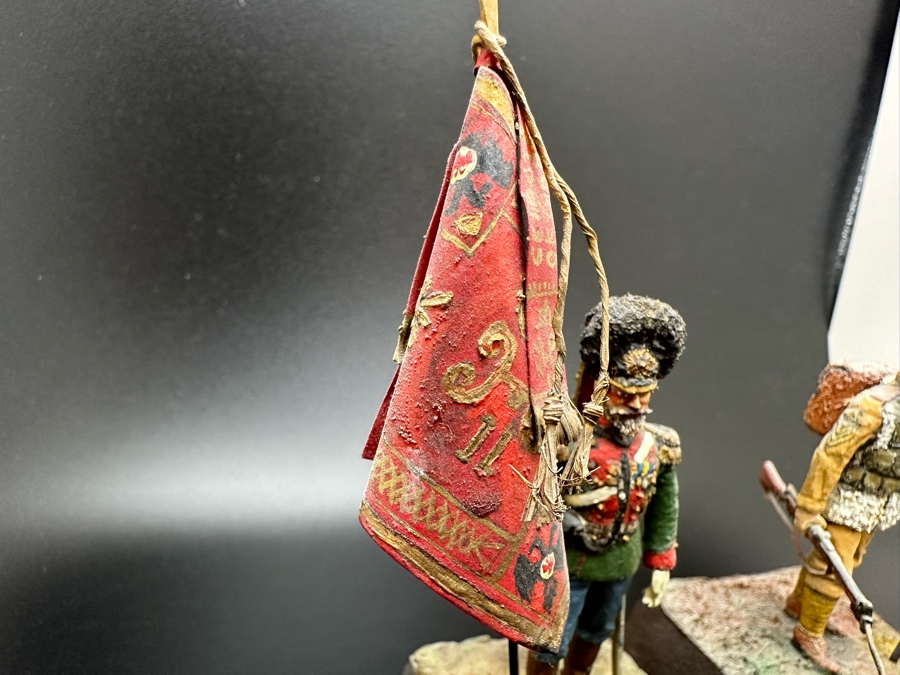 Hand Painted Metal Tin Miniature Military Figurines Toy Soldiers By Dr. David D. Michaels 4.5H [Photo 7]