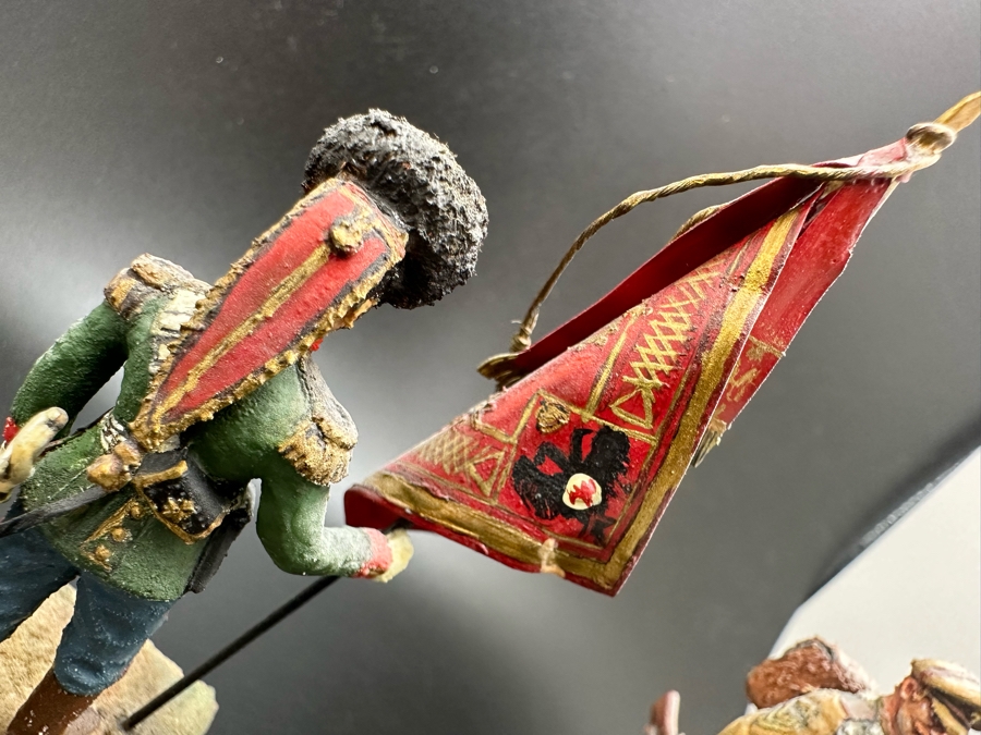 Hand Painted Metal Tin Miniature Military Figurines Toy Soldiers By Dr. David D. Michaels 4.5H [Photo 9]