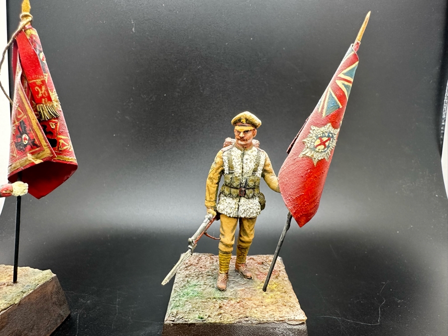 Hand Painted Metal Tin Miniature Military Figurines Toy Soldiers By Dr. David D. Michaels 4.5H [Photo 10]