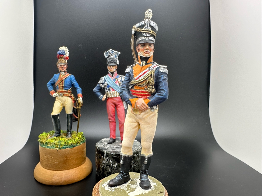 Hand Painted Metal Tin Miniature Military Figurines Toy Soldiers By Dr. David D. Michaels 4H [Photo 5]