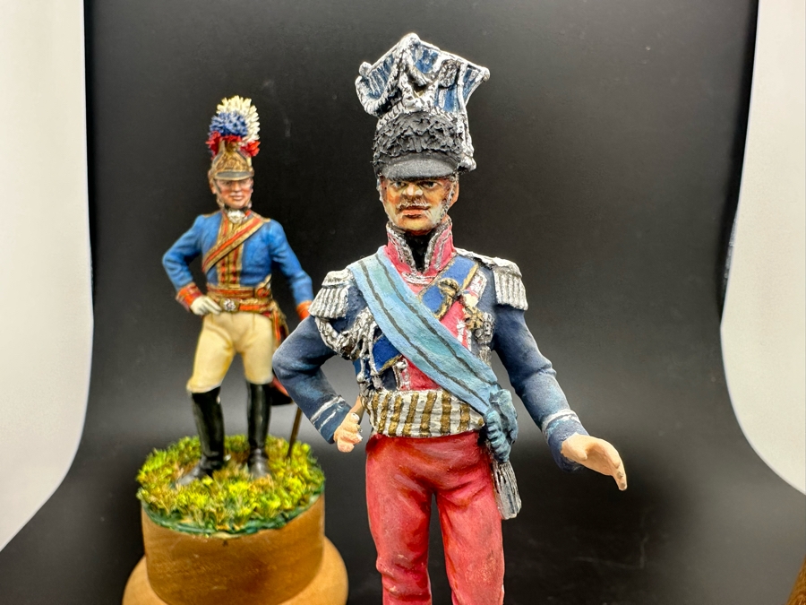 Hand Painted Metal Tin Miniature Military Figurines Toy Soldiers By Dr. David D. Michaels 4H [Photo 7]