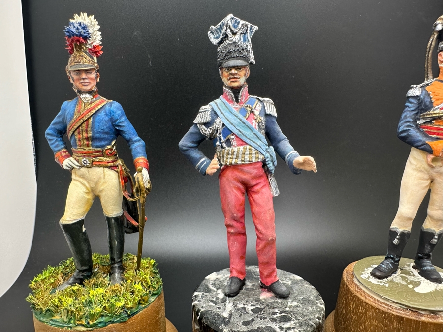 Hand Painted Metal Tin Miniature Military Figurines Toy Soldiers By Dr. David D. Michaels 4H [Photo 4]