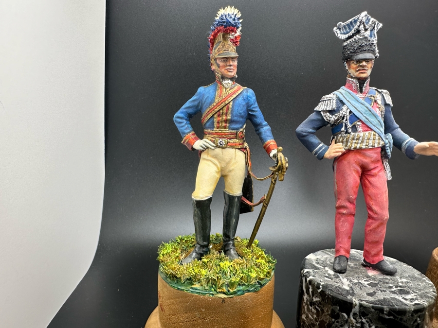 Hand Painted Metal Tin Miniature Military Figurines Toy Soldiers By Dr. David D. Michaels 4H [Photo 3]