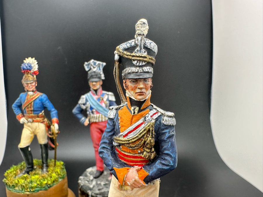 Hand Painted Metal Tin Miniature Military Figurines Toy Soldiers By Dr. David D. Michaels 4H [Photo 6]