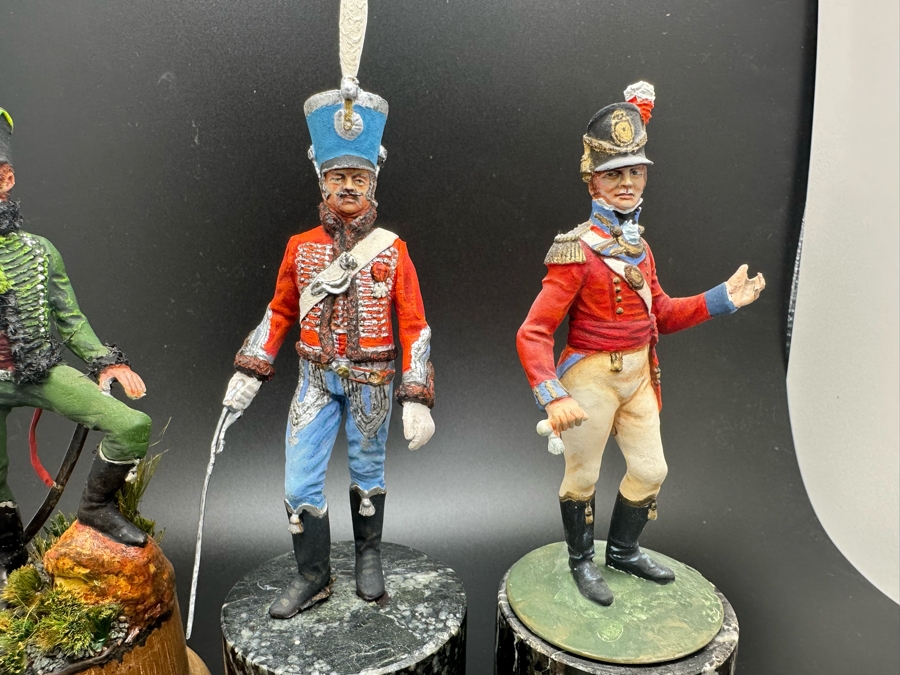 Hand Painted Metal Tin Miniature Military Figurines Toy Soldiers By Dr. David D. Michaels 4.5H [Photo 5]
