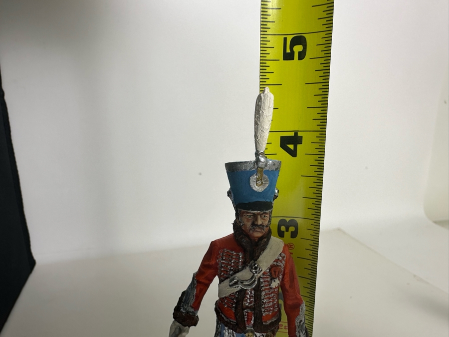 Hand Painted Metal Tin Miniature Military Figurines Toy Soldiers By Dr. David D. Michaels 4.5H [Photo 9]