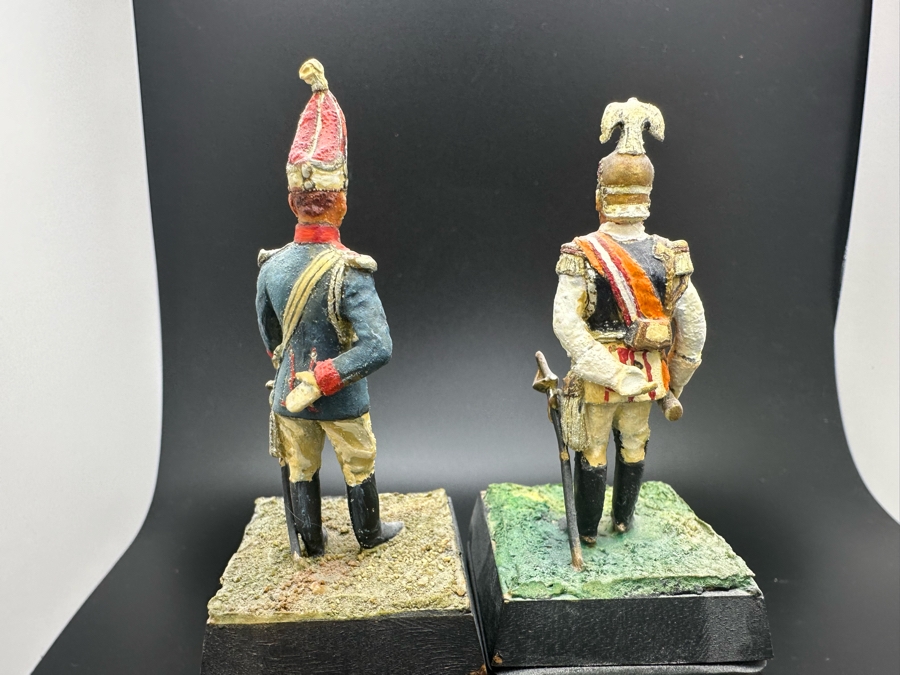 Hand Painted Metal Tin Miniature Military Figurines Toy Soldiers By Dr. David D. Michaels 2.5H [Photo 5]