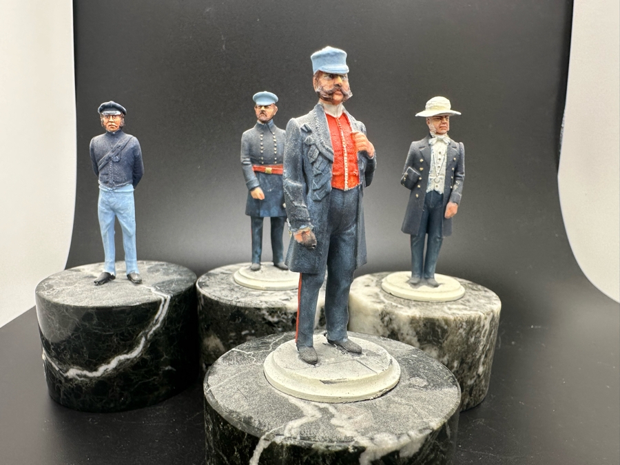 Hand Painted Metal Tin Miniature Military Figurines Toy Soldiers By Dr. David D. Michaels 2.5H [Photo 6]