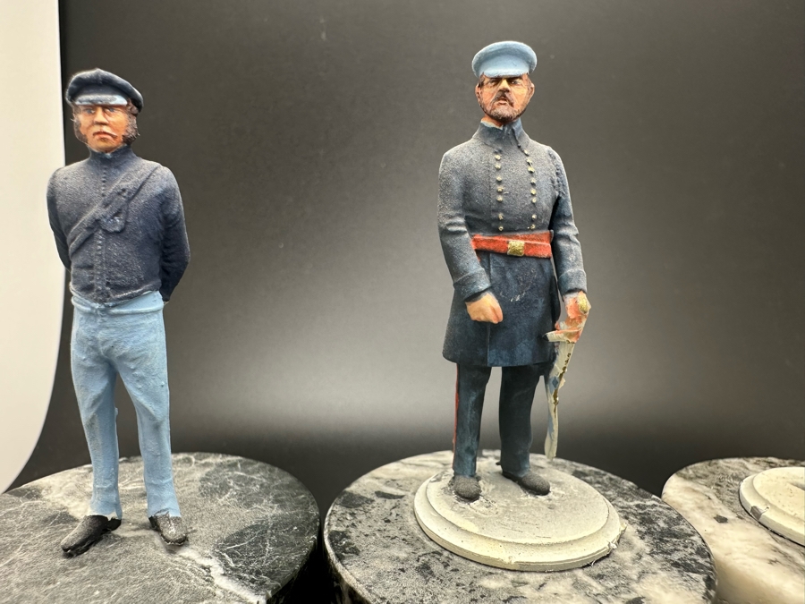 Hand Painted Metal Tin Miniature Military Figurines Toy Soldiers By Dr. David D. Michaels 2.5H [Photo 4]
