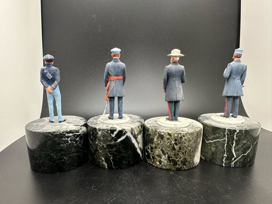 Hand Painted Metal Tin Miniature Military Figurines Toy Soldiers By Dr. David D. Michaels 2.5H [Photo 7]