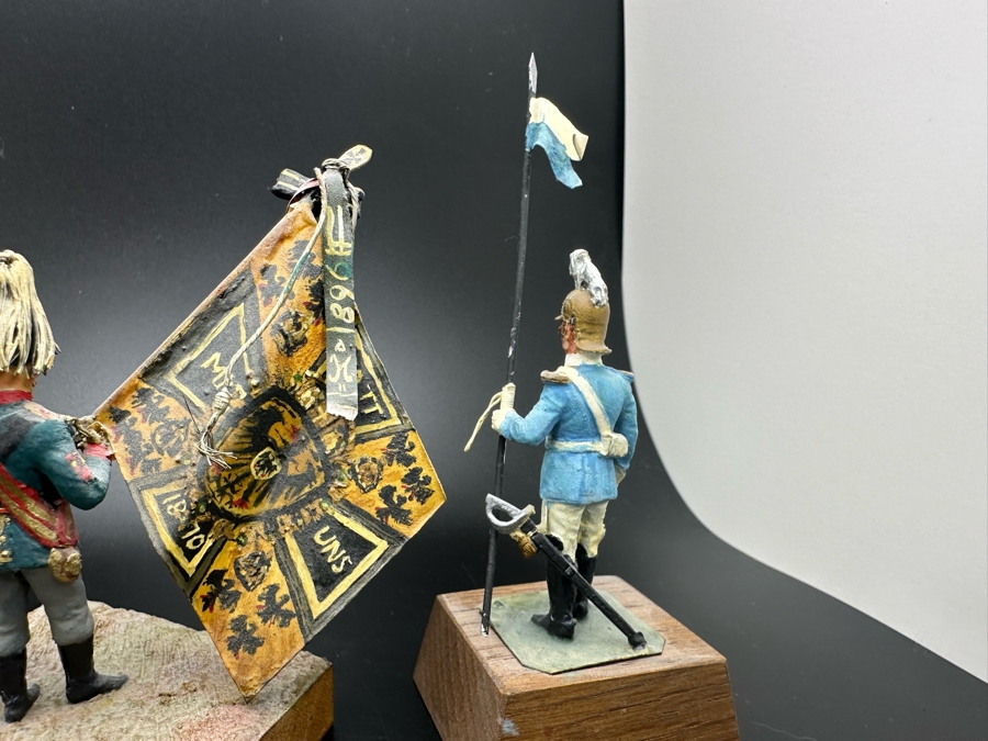 Hand Painted Metal Tin Miniature Military Figurines Toy Soldiers By Dr. David D. Michaels 4H [Photo 11]