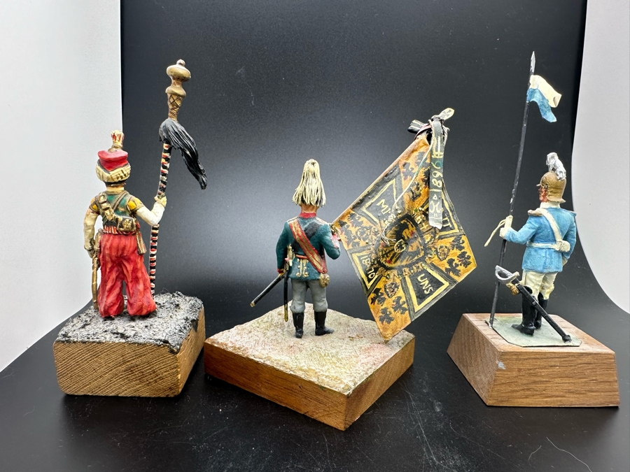 Hand Painted Metal Tin Miniature Military Figurines Toy Soldiers By Dr. David D. Michaels 4H [Photo 8]