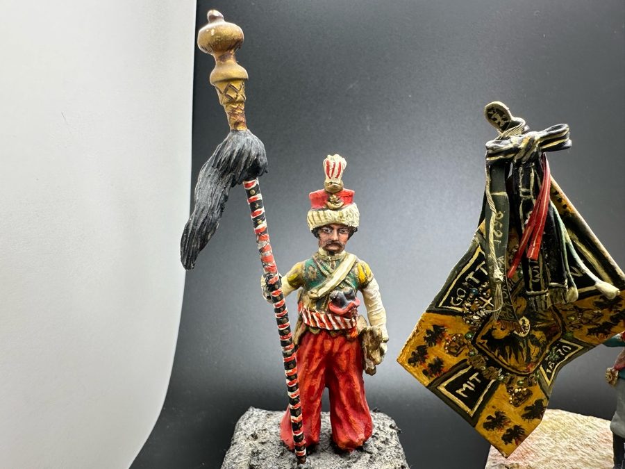 Hand Painted Metal Tin Miniature Military Figurines Toy Soldiers By Dr. David D. Michaels 4H [Photo 5]