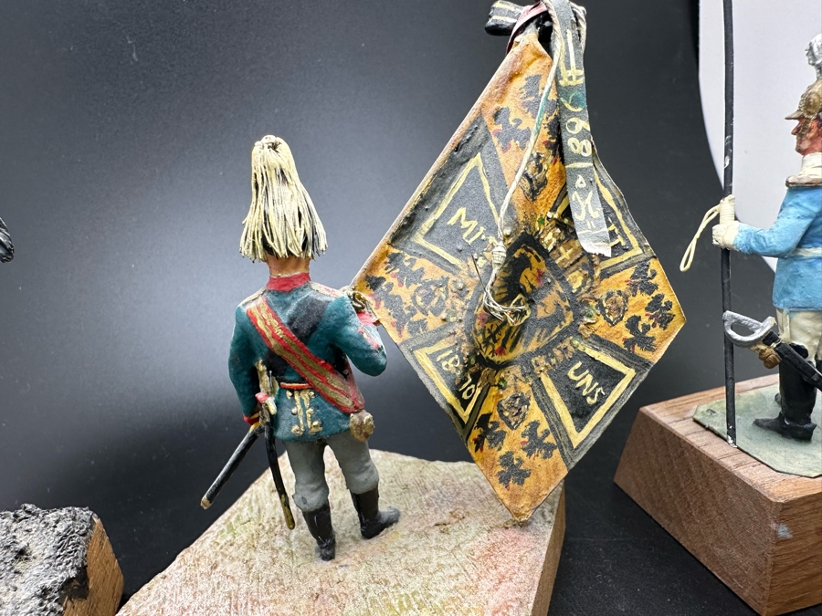 Hand Painted Metal Tin Miniature Military Figurines Toy Soldiers By Dr. David D. Michaels 4H [Photo 10]