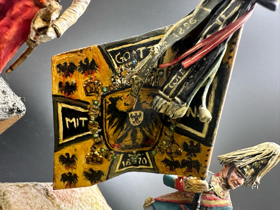 Hand Painted Metal Tin Miniature Military Figurines Toy Soldiers By Dr. David D. Michaels 4H [Photo 3]