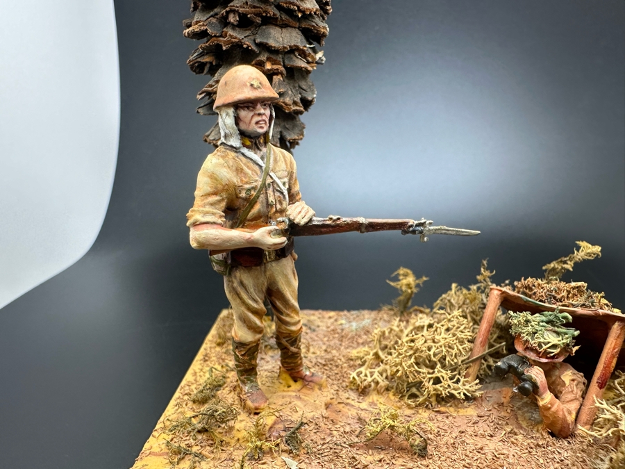 Hand Painted Metal Tin Miniature Military Figurines Toy Soldiers Japanese Infantry 1942 By Dr. David D. Michaels 4W X 3D X 5H [Photo 4]