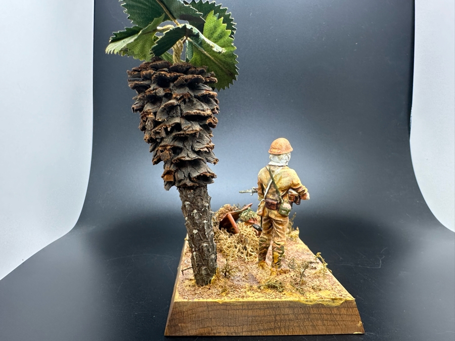 Hand Painted Metal Tin Miniature Military Figurines Toy Soldiers Japanese Infantry 1942 By Dr. David D. Michaels 4W X 3D X 5H [Photo 7]