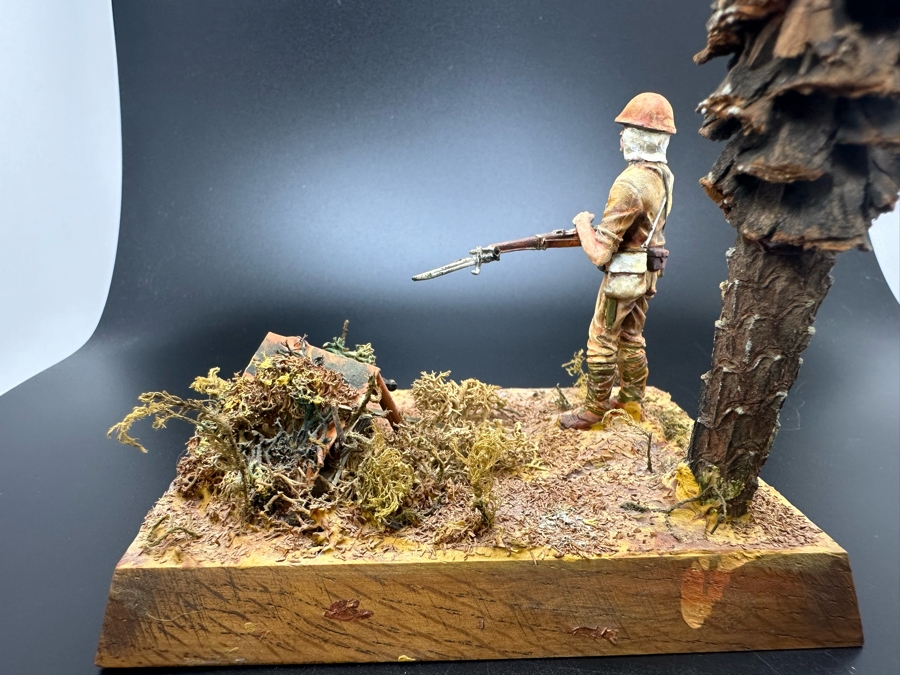 Hand Painted Metal Tin Miniature Military Figurines Toy Soldiers Japanese Infantry 1942 By Dr. David D. Michaels 4W X 3D X 5H [Photo 8]