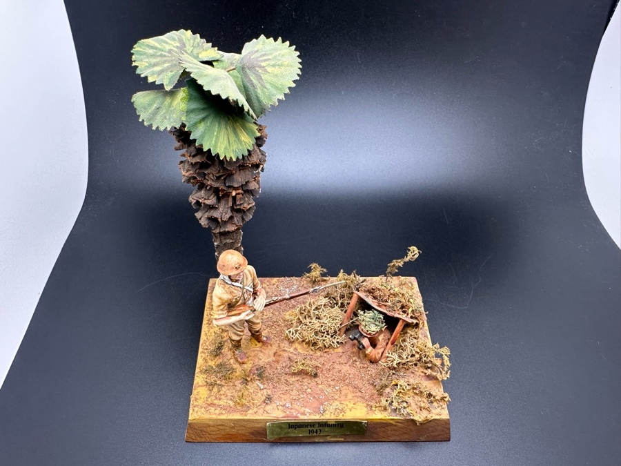 Hand Painted Metal Tin Miniature Military Figurines Toy Soldiers Japanese Infantry 1942 By Dr. David D. Michaels 4W X 3D X 5H [Photo 6]