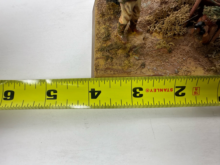 Hand Painted Metal Tin Miniature Military Figurines Toy Soldiers Japanese Infantry 1942 By Dr. David D. Michaels 4W X 3D X 5H [Photo 11]