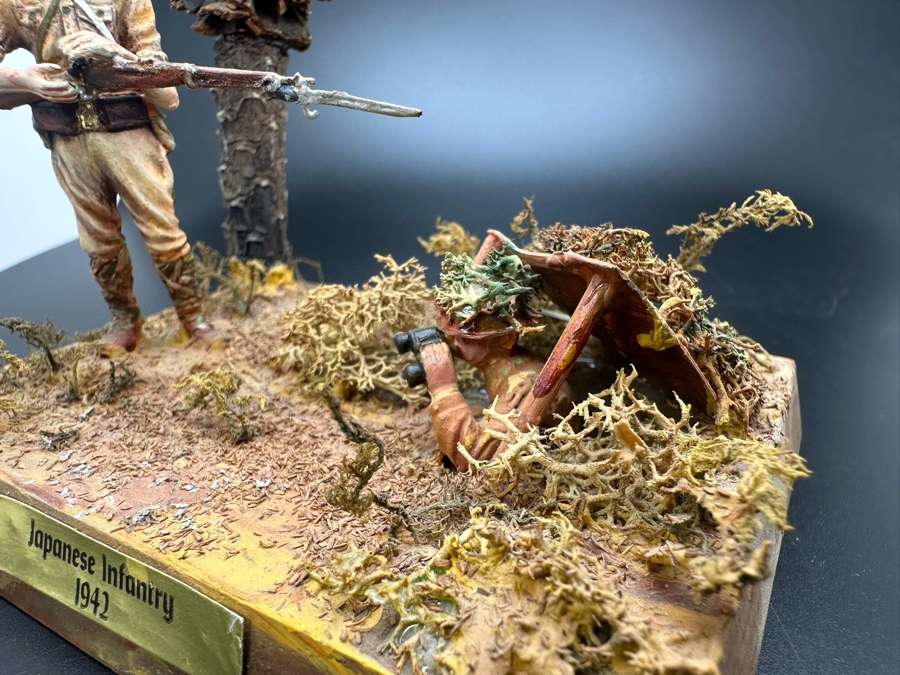 Hand Painted Metal Tin Miniature Military Figurines Toy Soldiers Japanese Infantry 1942 By Dr. David D. Michaels 4W X 3D X 5H [Photo 9]