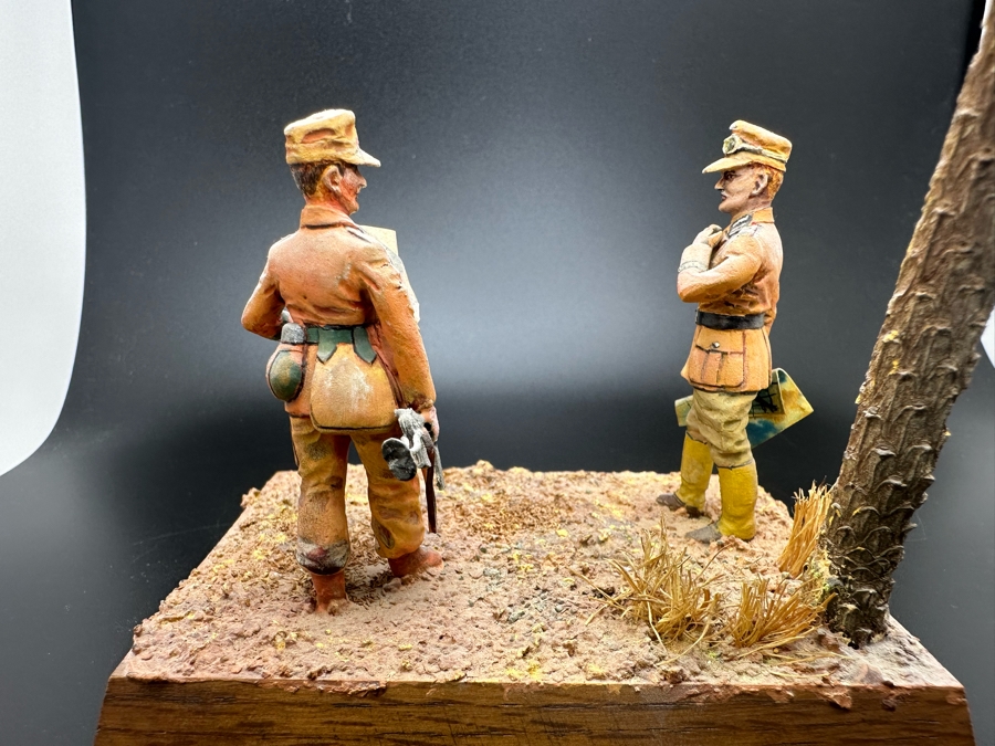 Hand Painted Metal Tin Miniature Military Figurines Toy Soldiers By Dr. David D. Michaels 4W X 3D X 7H [Photo 8]