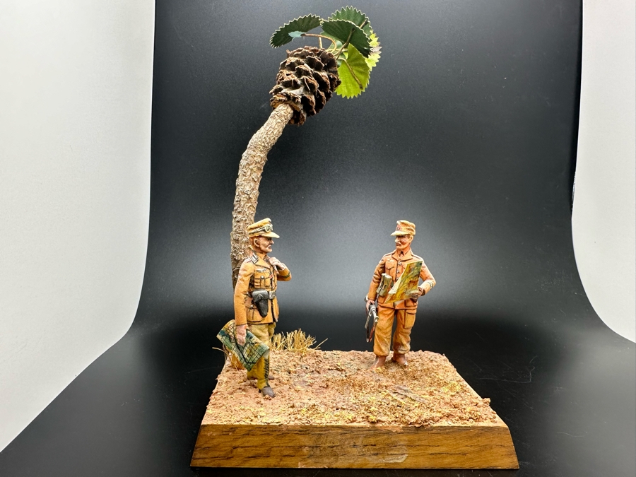 Hand Painted Metal Tin Miniature Military Figurines Toy Soldiers By Dr. David D. Michaels 4W X 3D X 7H [Photo 2]