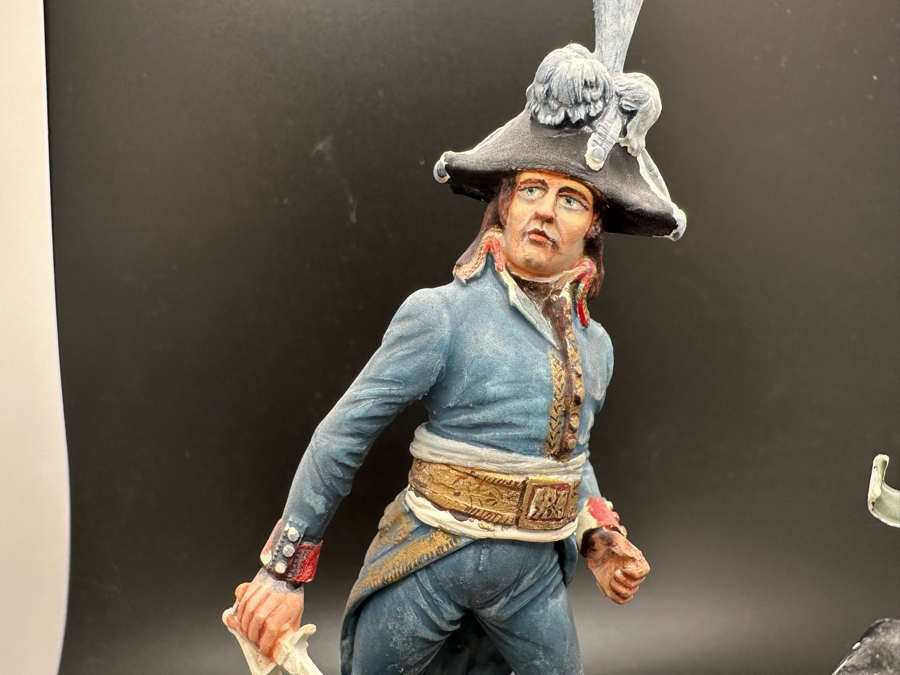 Hand Painted Metal Tin Miniature Military Figurines Toy Soldiers By Dr. David D. Michaels 4.5H [Photo 4]