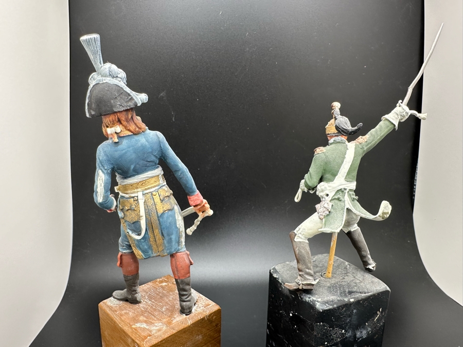 Hand Painted Metal Tin Miniature Military Figurines Toy Soldiers By Dr. David D. Michaels 4.5H [Photo 10]