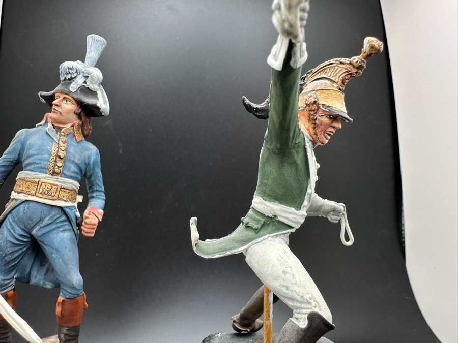 Hand Painted Metal Tin Miniature Military Figurines Toy Soldiers By Dr. David D. Michaels 4.5H [Photo 9]