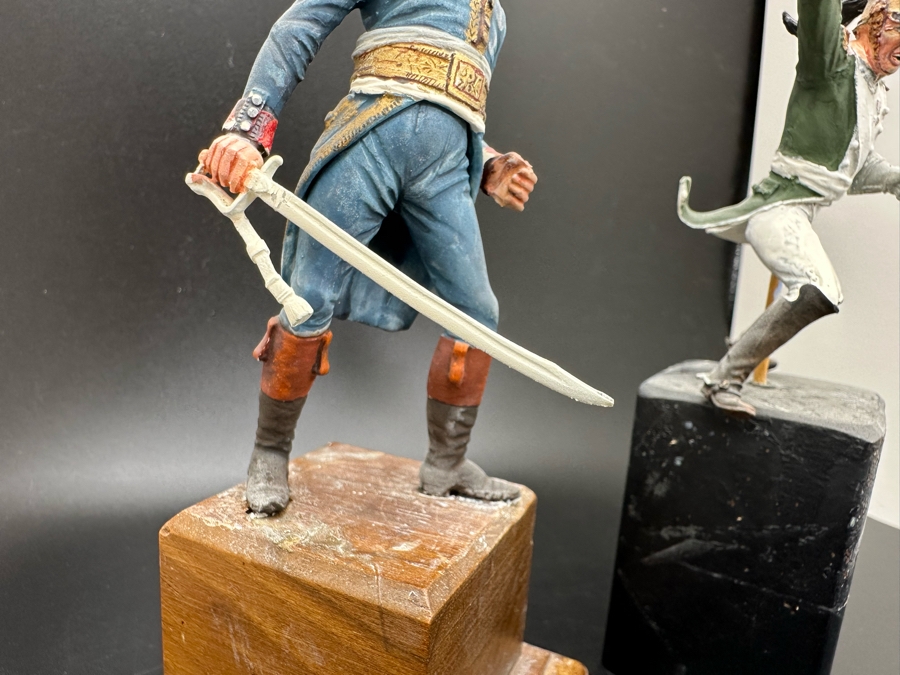 Hand Painted Metal Tin Miniature Military Figurines Toy Soldiers By Dr. David D. Michaels 4.5H [Photo 6]