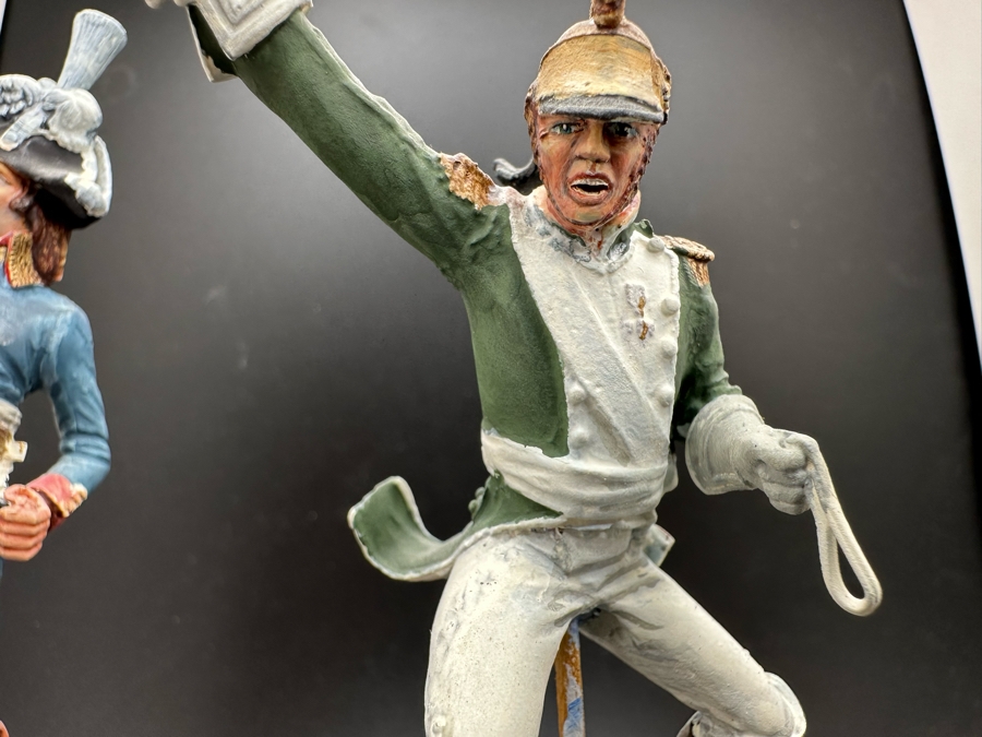 Hand Painted Metal Tin Miniature Military Figurines Toy Soldiers By Dr. David D. Michaels 4.5H [Photo 8]