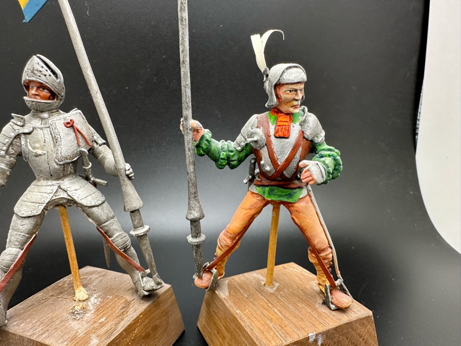 Hand Painted Metal Tin Miniature Military Figurines Toy Soldiers By Dr. David D. Michaels 5H [Photo 5]