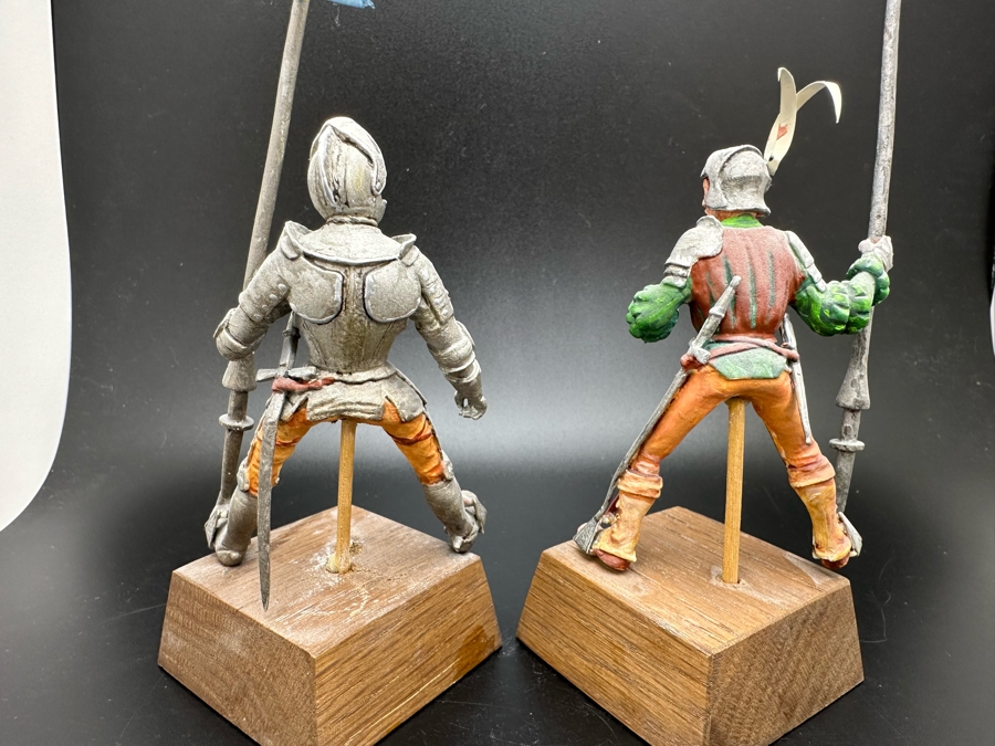 Hand Painted Metal Tin Miniature Military Figurines Toy Soldiers By Dr. David D. Michaels 5H [Photo 7]