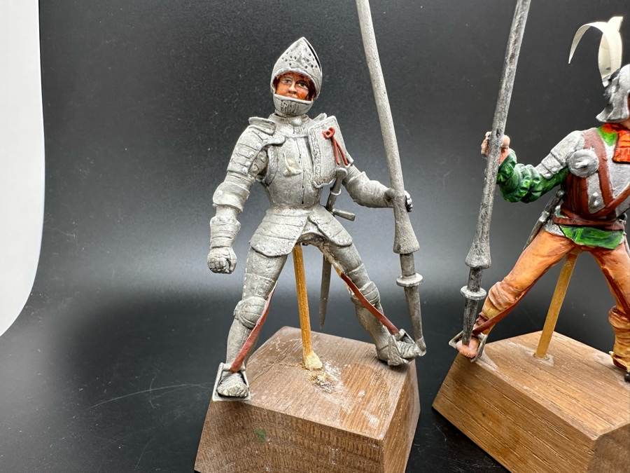 Hand Painted Metal Tin Miniature Military Figurines Toy Soldiers By Dr. David D. Michaels 5H [Photo 3]