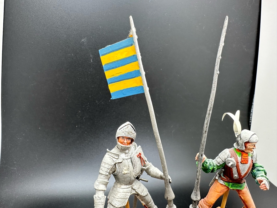 Hand Painted Metal Tin Miniature Military Figurines Toy Soldiers By Dr. David D. Michaels 5H [Photo 4]