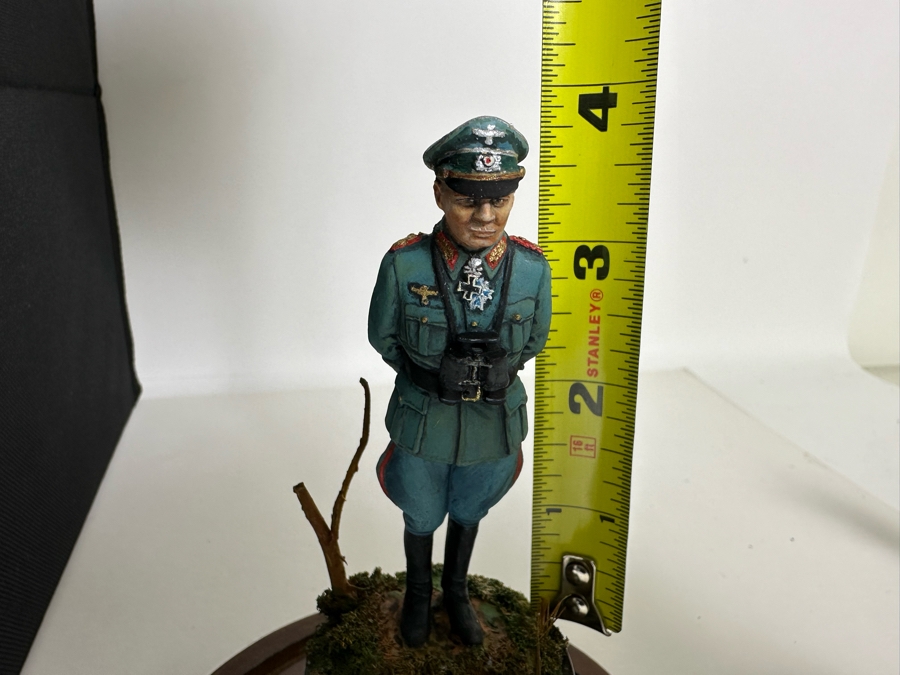 Hand Painted Metal Tin Miniature Military Figurines Toy Soldiers By Dr. David D. Michaels With Glass Domes 2.5H-4H [Photo 11]