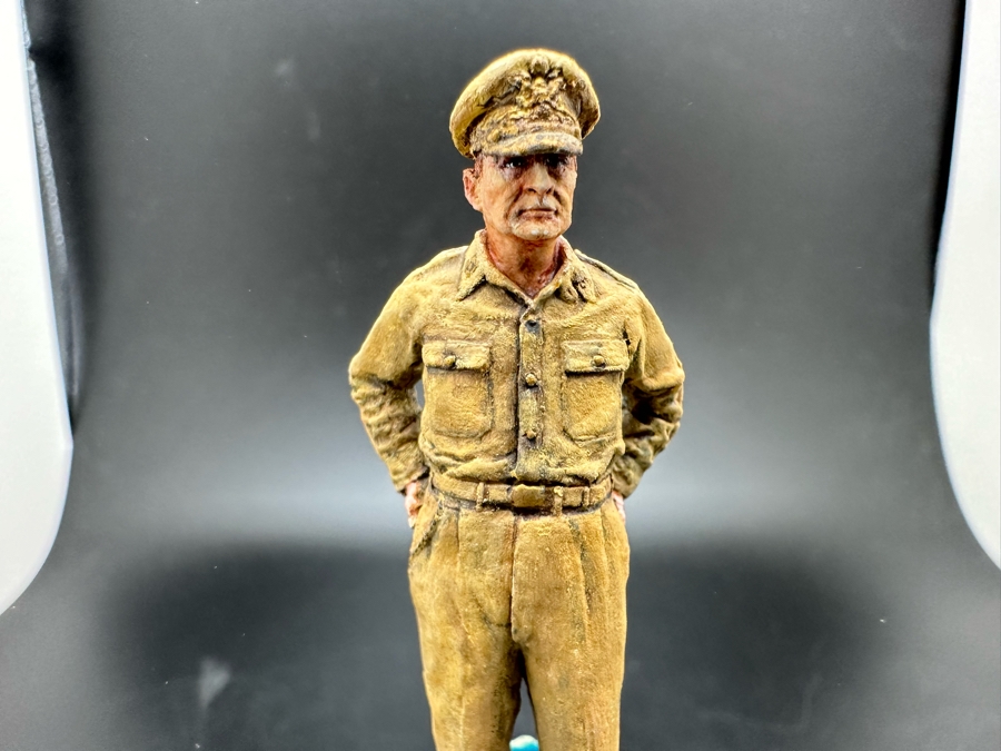 Hand Painted Metal Tin Miniature Military Figurines Toy Soldiers By Dr. David D. Michaels With Glass Domes 2.5H-4H [Photo 6]
