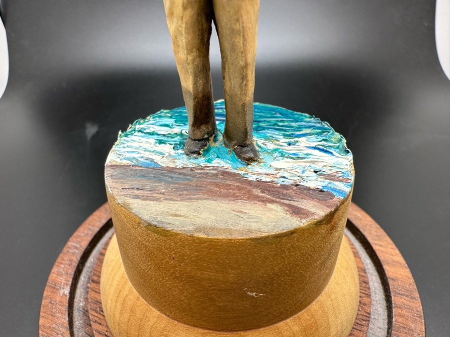 Hand Painted Metal Tin Miniature Military Figurines Toy Soldiers By Dr. David D. Michaels With Glass Domes 2.5H-4H [Photo 7]