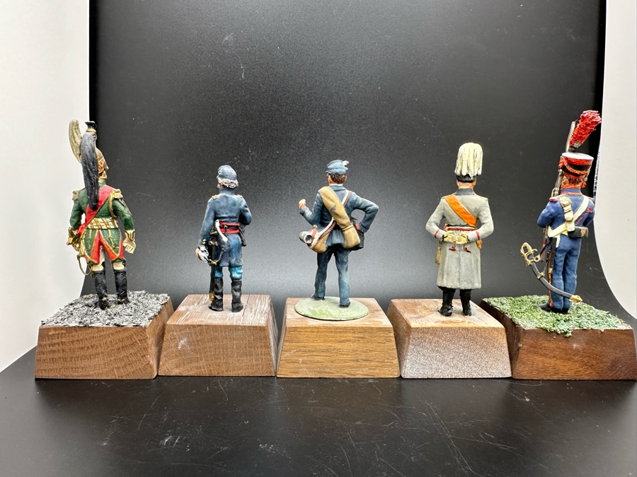 Hand Painted Metal Tin Miniature Military Figurines Toy Soldiers By Dr. David D. Michaels 2.5H [Photo 8]