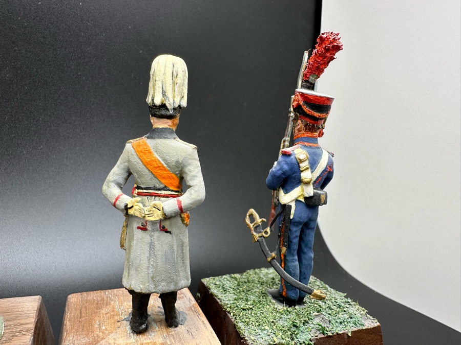 Hand Painted Metal Tin Miniature Military Figurines Toy Soldiers By Dr. David D. Michaels 2.5H [Photo 11]