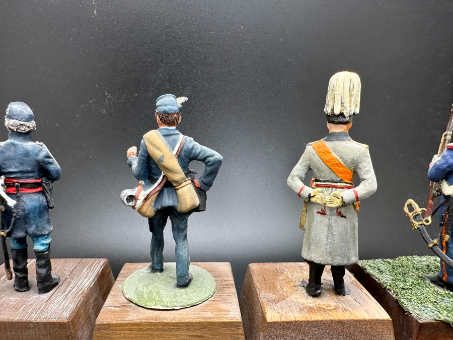 Hand Painted Metal Tin Miniature Military Figurines Toy Soldiers By Dr. David D. Michaels 2.5H [Photo 10]